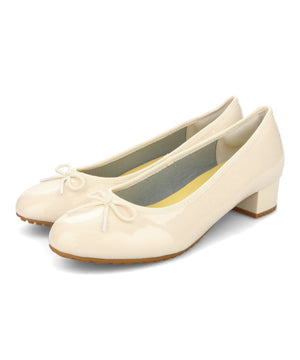 ラウンドトゥヒールレインパンプス/R-1023