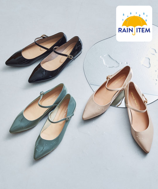 メリージェーンレインパンプス/R-1024