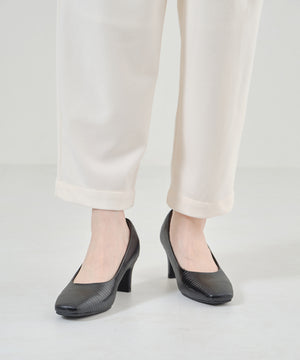 【WEB限定】【跳べるパンプス】スクエアトゥヒール/跳べるパンプスシリーズ累計150万足突破/R-3204