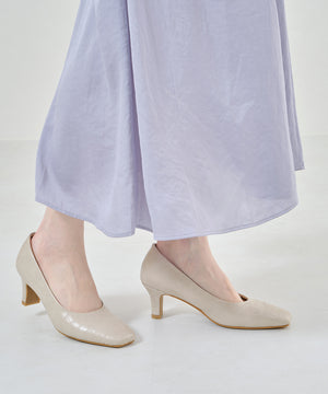 【WEB限定】【跳べるパンプス】スクエアトゥヒール/跳べるパンプスシリーズ累計150万足突破/R-3204