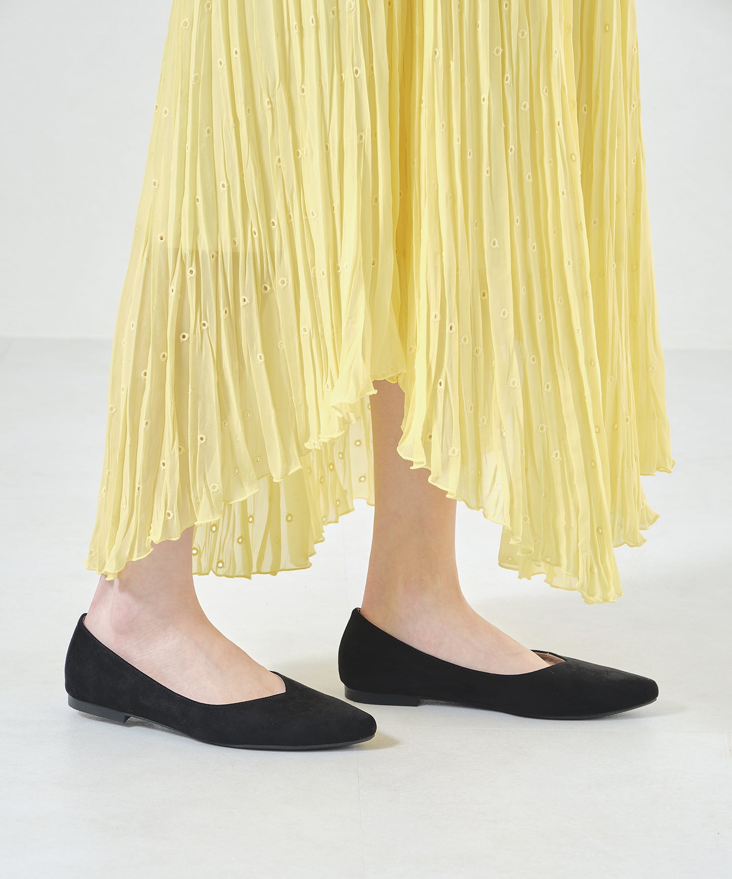【WEB限定】【跳べるパンプス】ポインテッドトゥフラット/跳べるパンプスシリーズ累計150万足突破/R-3205