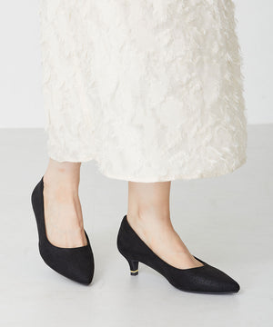 【跳べるパンプス】メタリックラインヒール/跳べるパンプスシリーズ累計150万足突破/R-3206