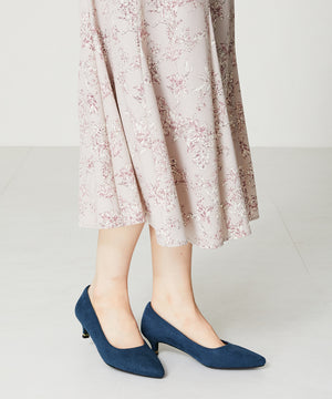 【跳べるパンプス】メタリックラインヒール/跳べるパンプスシリーズ累計150万足突破/R-3206