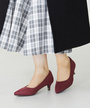 【跳べるパンプス】メタリックラインヒール/跳べるパンプスシリーズ累計150万足突破/R-3206