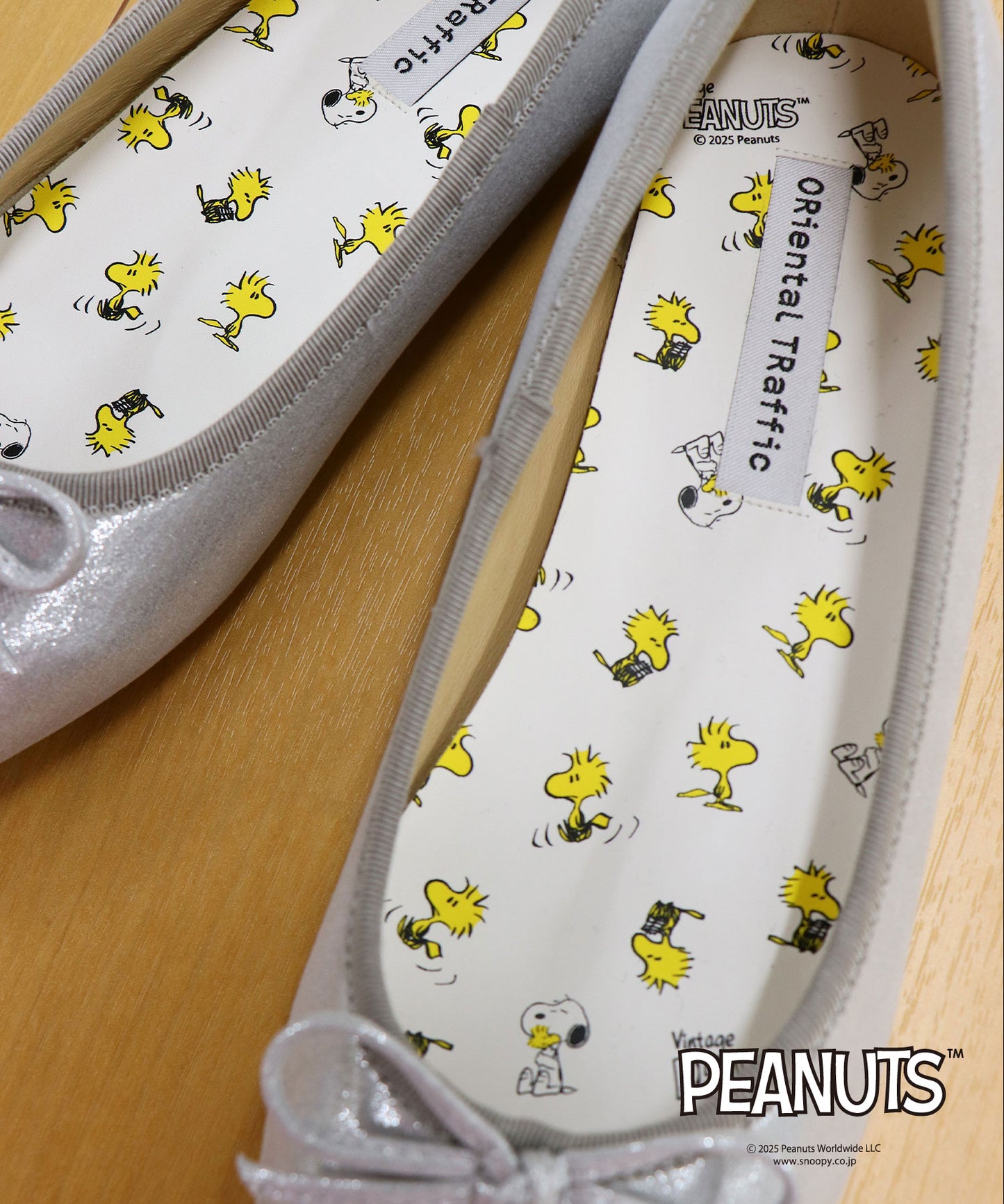 【跳べるパンプス】PEANUTSデザインバレエシューズ/跳べるパンプスシリーズ累計150万足突破/R-3208S
