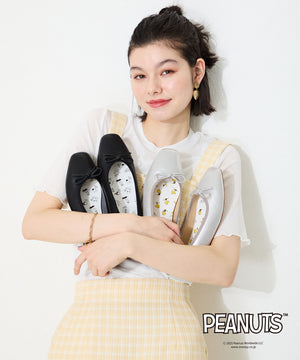 【跳べるパンプス】PEANUTSデザインバレエシューズ/跳べるパンプスシリーズ累計150万足突破/R-3208S