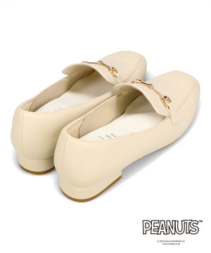 【跳べるパンプス】PEANUTSデザインビットモチーフローファー/跳べるパンプスシリーズ累計150万足突破/R-3210S