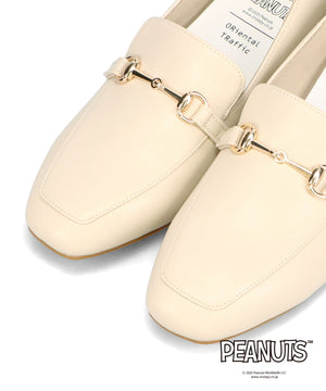 【跳べるパンプス】PEANUTSデザインビットモチーフローファー/跳べるパンプスシリーズ累計150万足突破/R-3210S