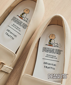 【跳べるパンプス】PEANUTSデザインビットモチーフローファー/跳べるパンプスシリーズ累計150万足突破/R-3210S