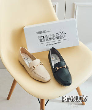 【跳べるパンプス】PEANUTSデザインビットモチーフローファー/跳べるパンプスシリーズ累計150万足突破/R-3210S
