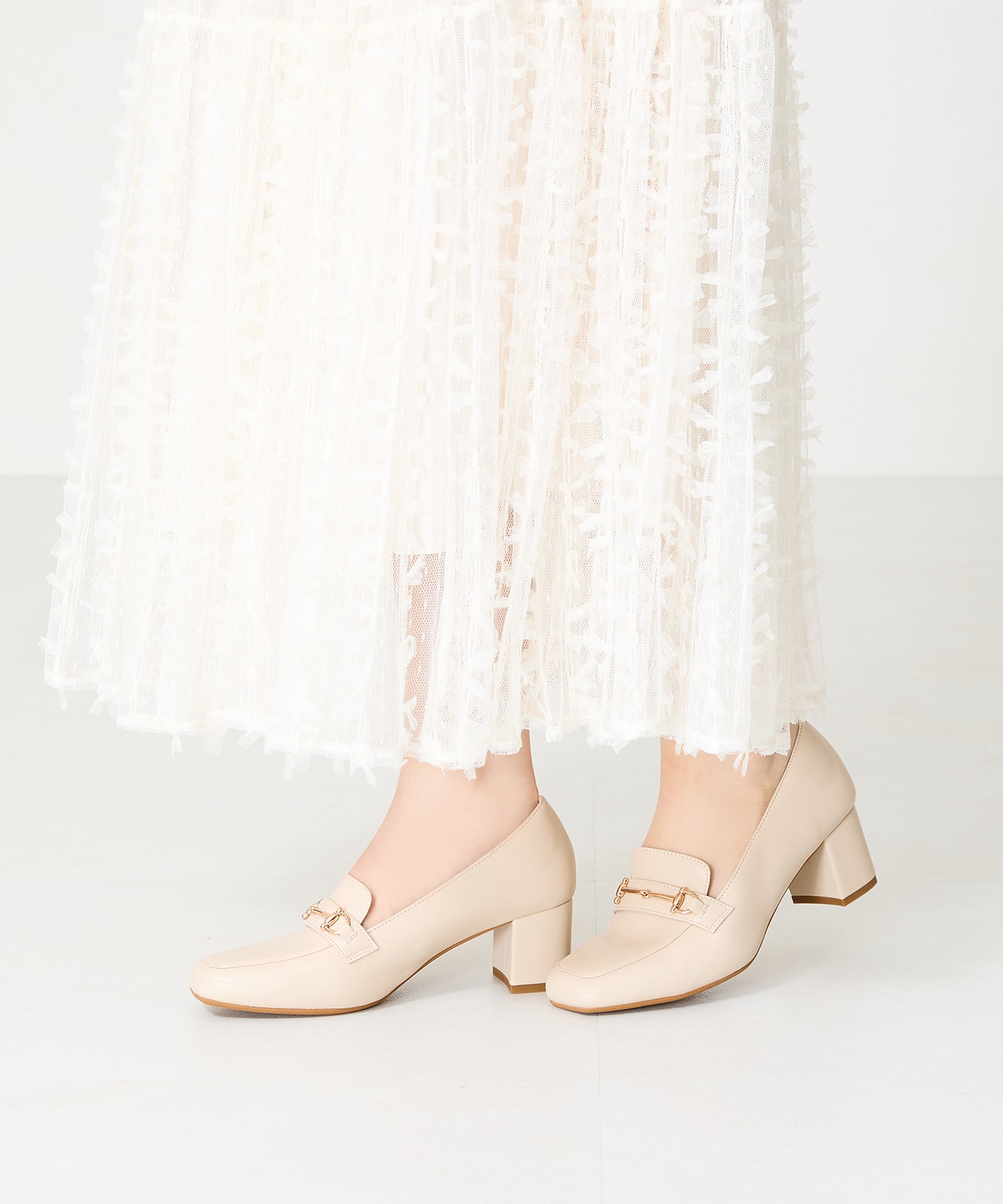 【跳べるパンプス】ビットヒールローファー/跳べるパンプスシリーズ累計150万足突破/R-3214