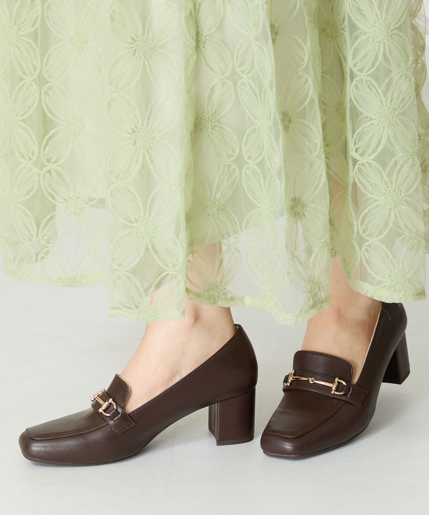 【跳べるパンプス】ビットヒールローファー/跳べるパンプスシリーズ累計150万足突破/R-3214