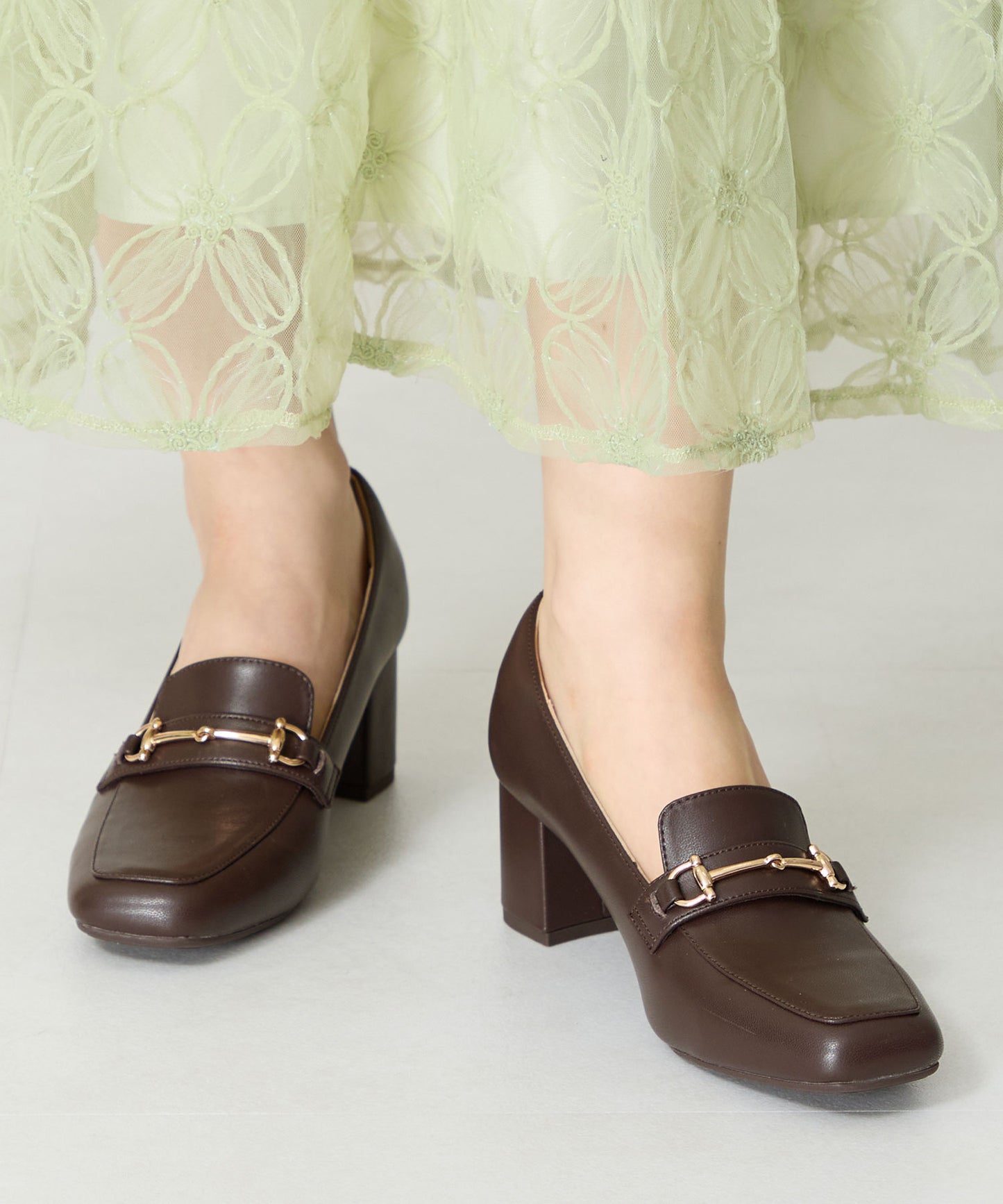 【跳べるパンプス】ビットヒールローファー/跳べるパンプスシリーズ累計150万足突破/R-3214