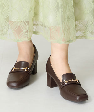 【跳べるパンプス】ビットヒールローファー/跳べるパンプスシリーズ累計150万足突破/R-3214