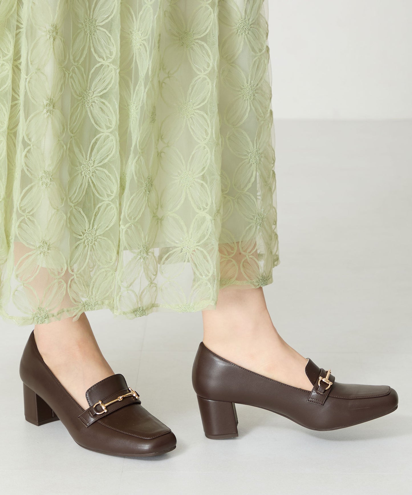 【跳べるパンプス】ビットヒールローファー/跳べるパンプスシリーズ累計150万足突破/R-3214