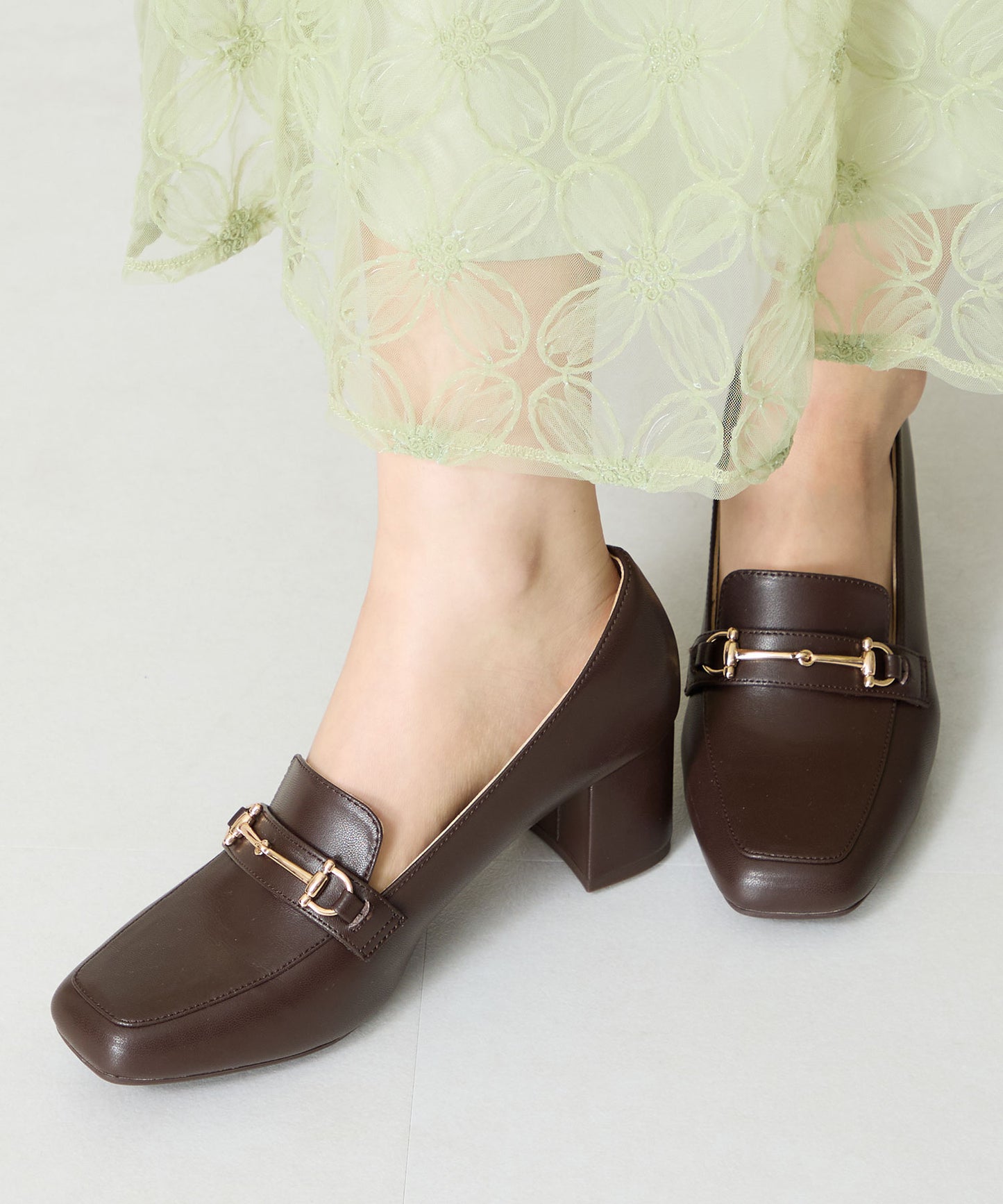 【跳べるパンプス】ビットヒールローファー/跳べるパンプスシリーズ累計150万足突破/R-3214