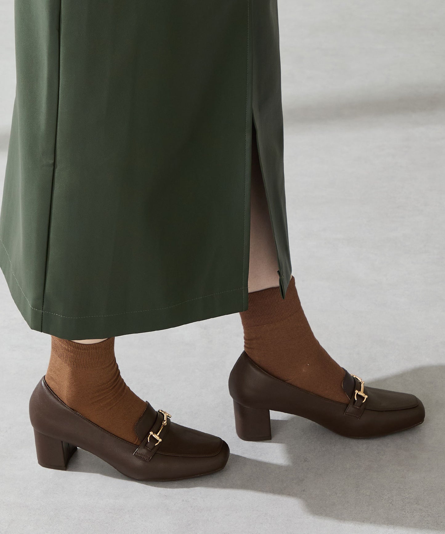 【跳べるパンプス】ビットヒールローファー/跳べるパンプスシリーズ累計150万足突破/R-3214