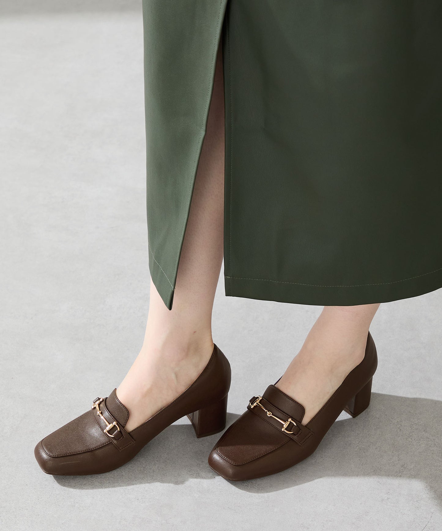 【跳べるパンプス】ビットヒールローファー/跳べるパンプスシリーズ累計150万足突破/R-3214