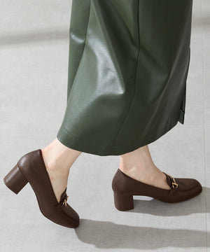 【跳べるパンプス】ビットヒールローファー/跳べるパンプスシリーズ累計150万足突破/R-3214