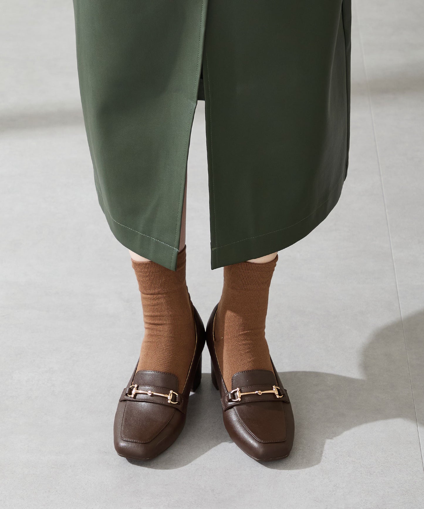 【跳べるパンプス】ビットヒールローファー/跳べるパンプスシリーズ累計150万足突破/R-3214