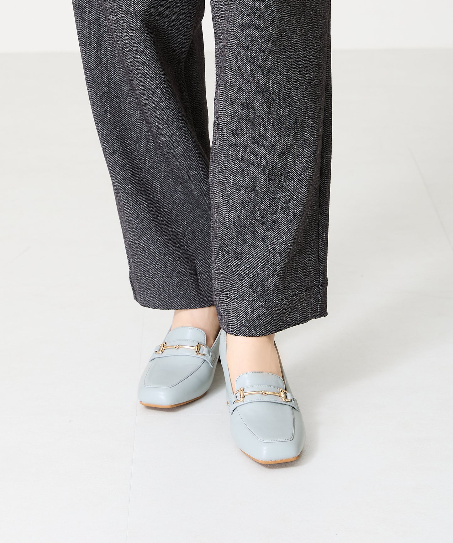 【跳べるパンプス】ビットヒールローファー/跳べるパンプスシリーズ累計150万足突破/R-3214