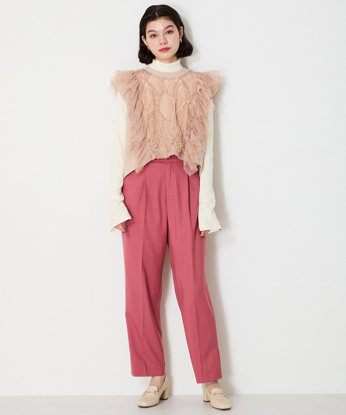 【跳べるパンプス】ビットヒールローファー/跳べるパンプスシリーズ累計150万足突破/R-3214