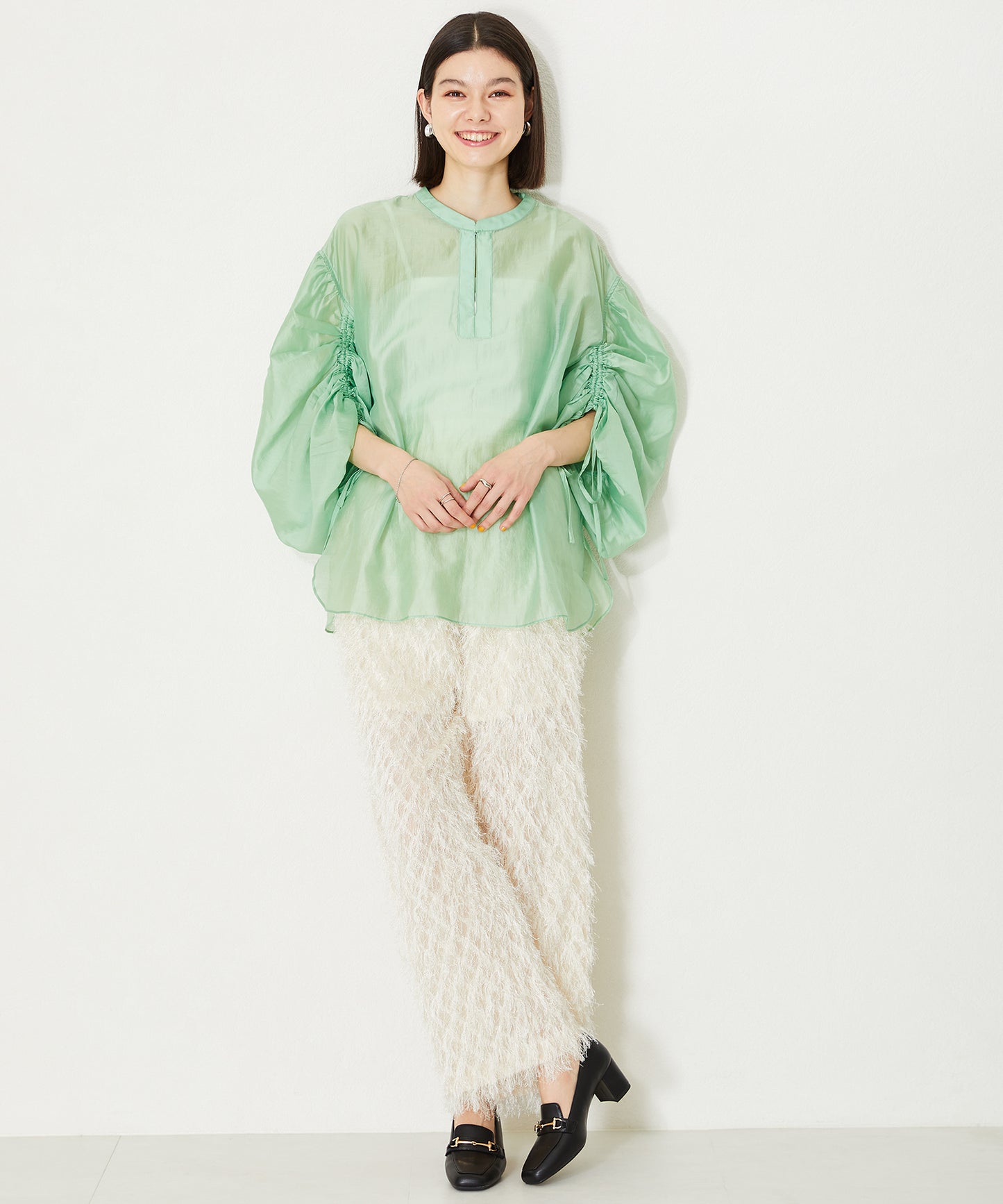 【跳べるパンプス】ビットヒールローファー/跳べるパンプスシリーズ累計150万足突破/R-3214