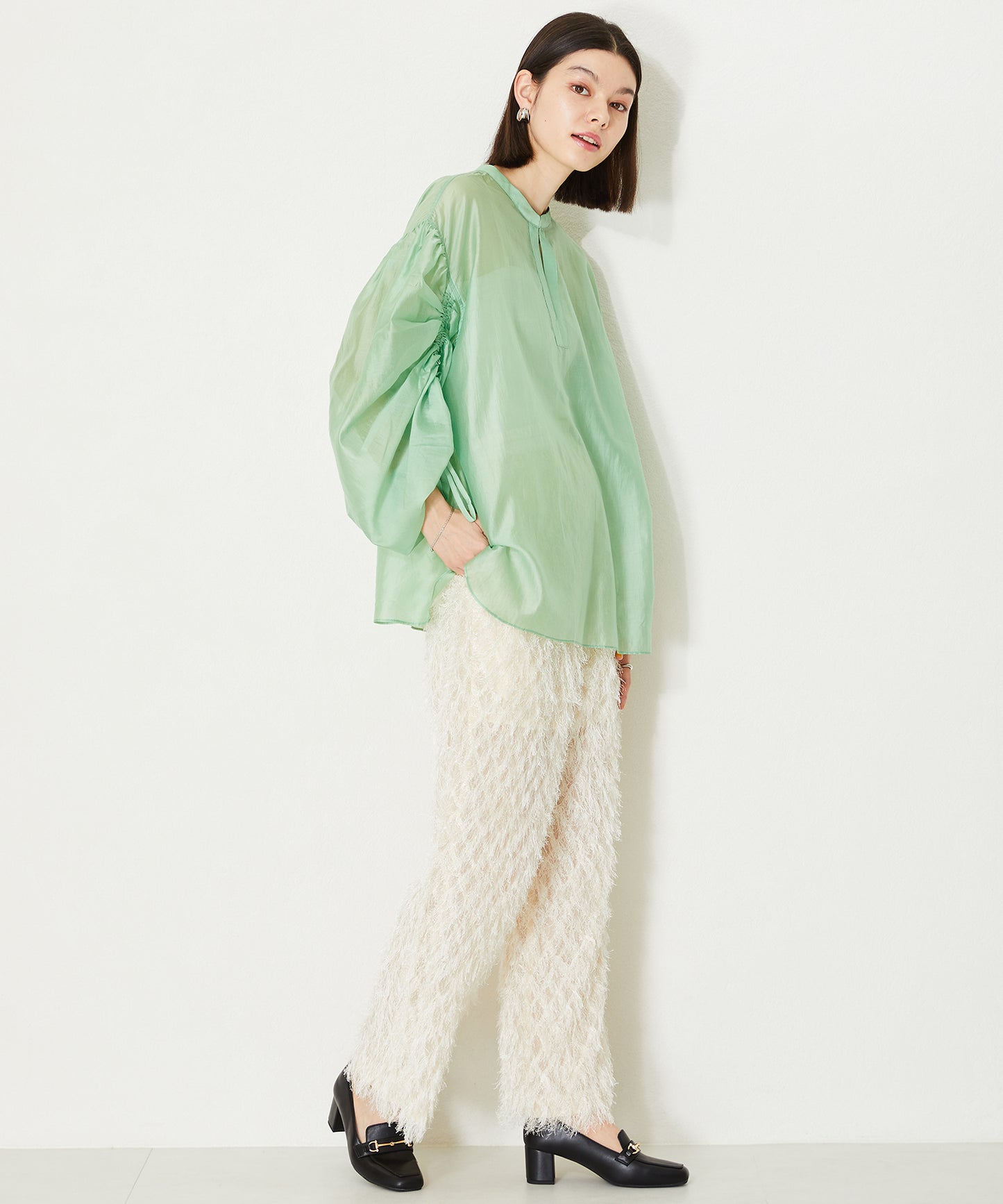 【跳べるパンプス】ビットヒールローファー/跳べるパンプスシリーズ累計150万足突破/R-3214