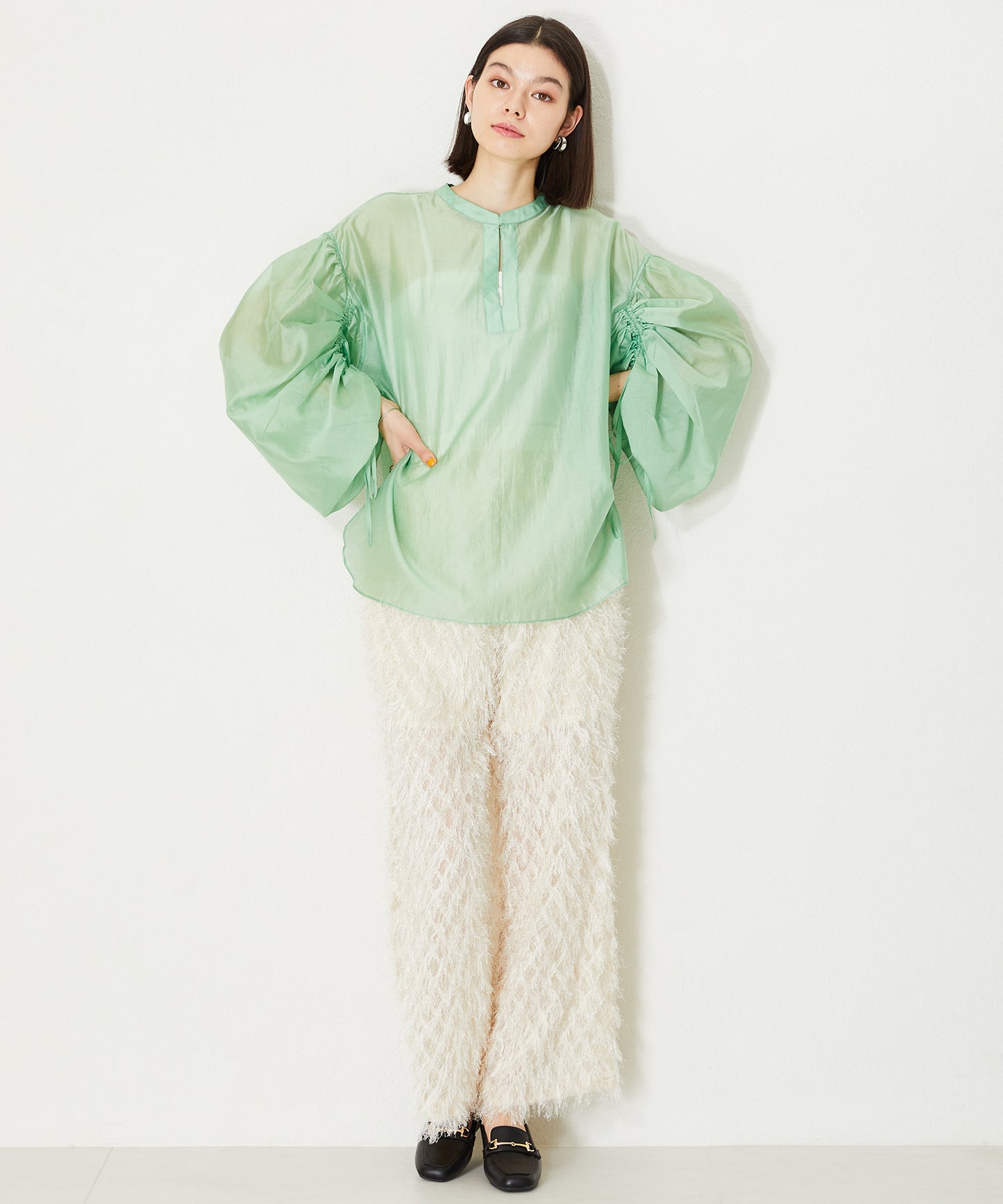 【跳べるパンプス】ビットヒールローファー/跳べるパンプスシリーズ累計150万足突破/R-3214