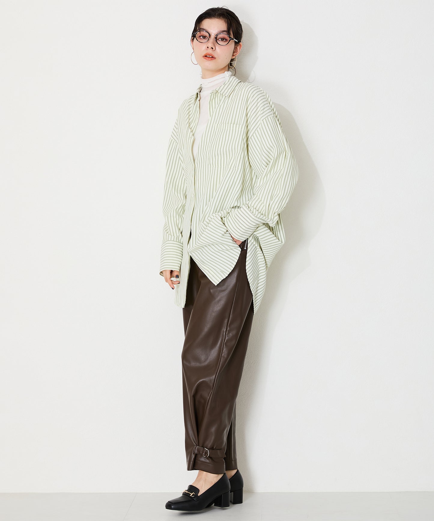 【跳べるパンプス】ビットヒールローファー/跳べるパンプスシリーズ累計150万足突破/R-3214