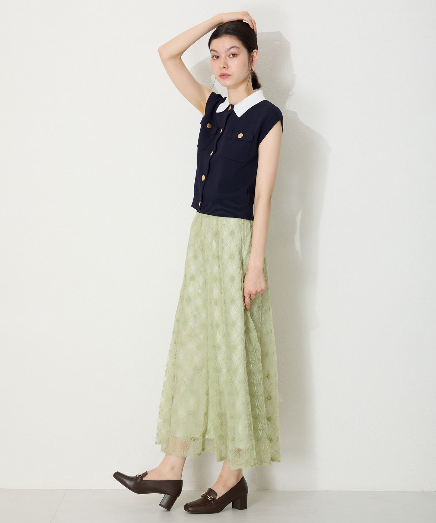 【跳べるパンプス】ビットヒールローファー/跳べるパンプスシリーズ累計150万足突破/R-3214