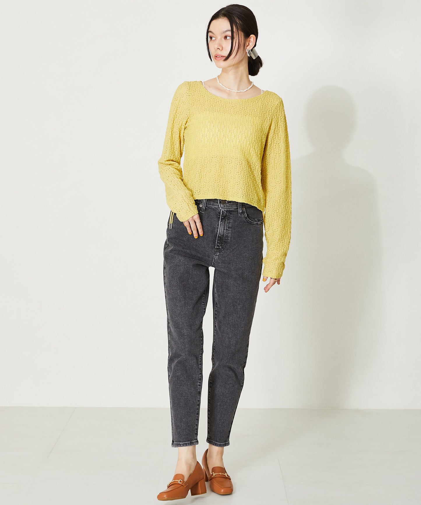 【跳べるパンプス】ビットヒールローファー/跳べるパンプスシリーズ累計150万足突破/R-3214