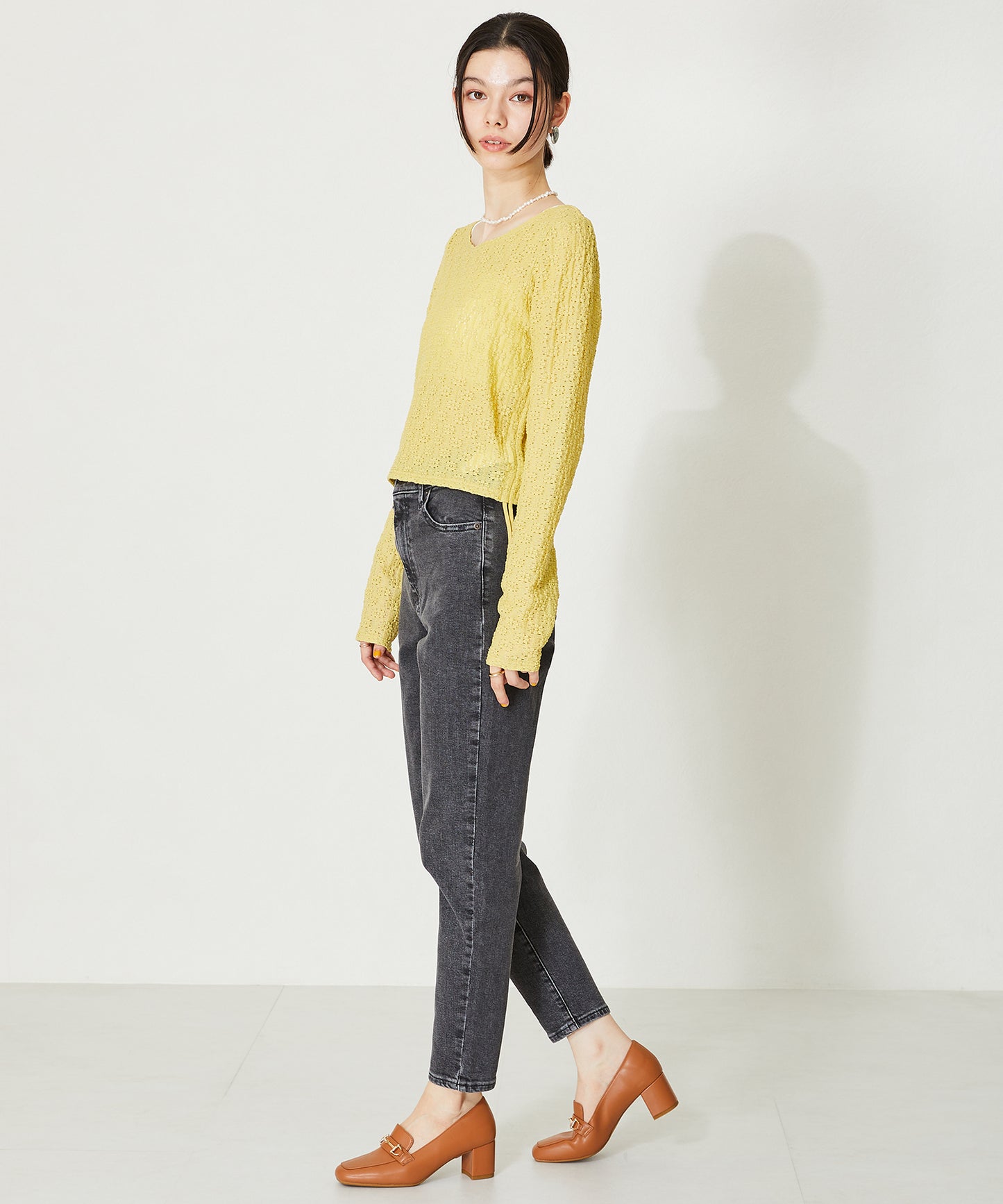 【跳べるパンプス】ビットヒールローファー/跳べるパンプスシリーズ累計150万足突破/R-3214