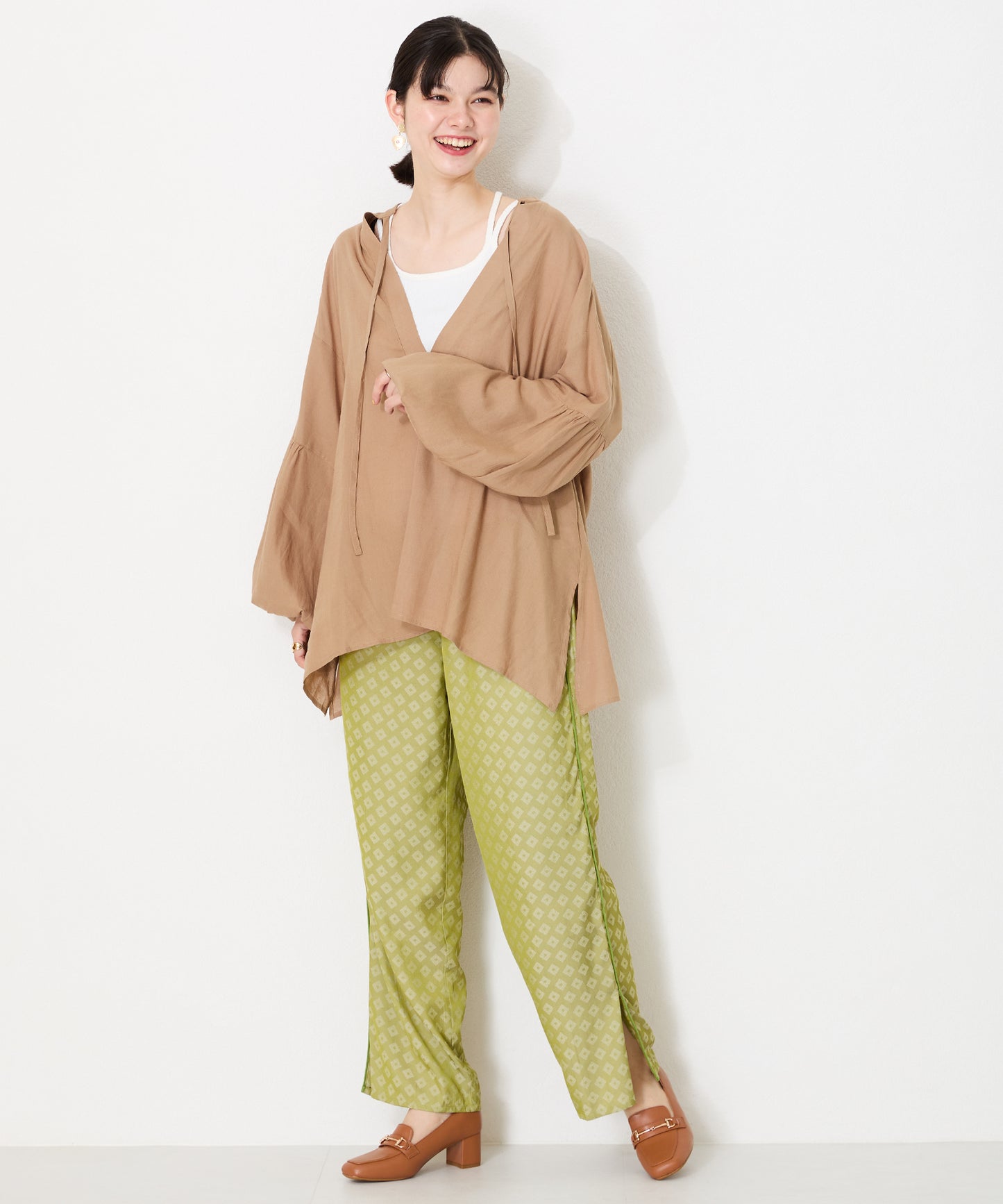 【跳べるパンプス】ビットヒールローファー/跳べるパンプスシリーズ累計150万足突破/R-3214