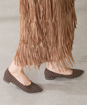 【跳べるパンプス】メタリックラインフラット/跳べるパンプスシリーズ累計150万足突破/R-3218