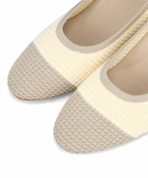 【跳べるパンプス】ラウンドトゥニットヒール/跳べるパンプスシリーズ累計150万足突破/R-3219