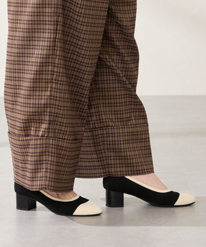 【跳べるパンプス】ラウンドトゥニットヒール/跳べるパンプスシリーズ累計150万足突破/R-3219