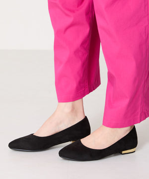 ポインテッドトゥフラットパンプス/R-4007