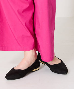 ポインテッドトゥフラットパンプス/R-4007