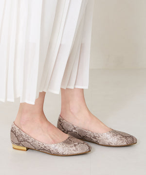 ポインテッドトゥフラットパンプス/R-4007