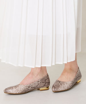 ポインテッドトゥフラットパンプス/R-4007