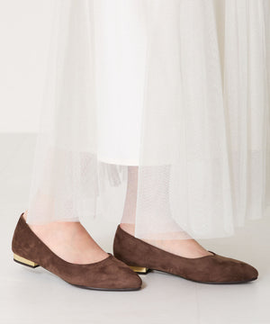 ポインテッドトゥフラットパンプス/R-4007