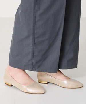 ポインテッドトゥフラットパンプス/R-4007