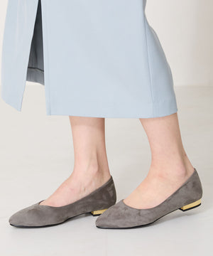 ポインテッドトゥフラットパンプス/R-4007