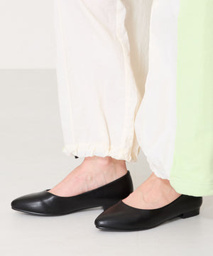 ポインテッドトゥフラットパンプス/R-4007