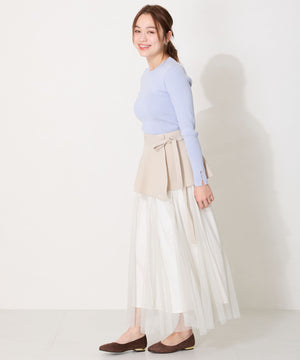 ポインテッドトゥフラットパンプス/R-4007