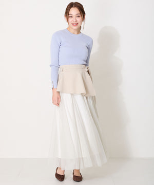 ポインテッドトゥフラットパンプス/R-4007