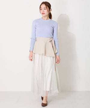 ポインテッドトゥフラットパンプス/R-4007