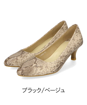 ミドルヒールパンプス/R-4008