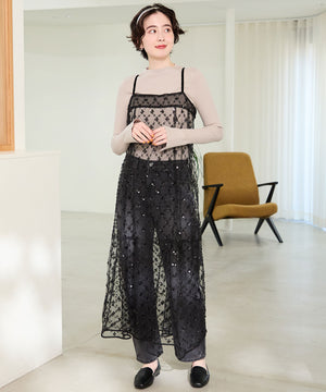 ゴールドモチーフオペラパンプス/R-4011